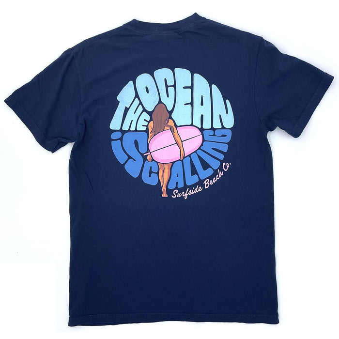 The Ocean is Calling: Comfort Colors Heavyweight T-Shirt