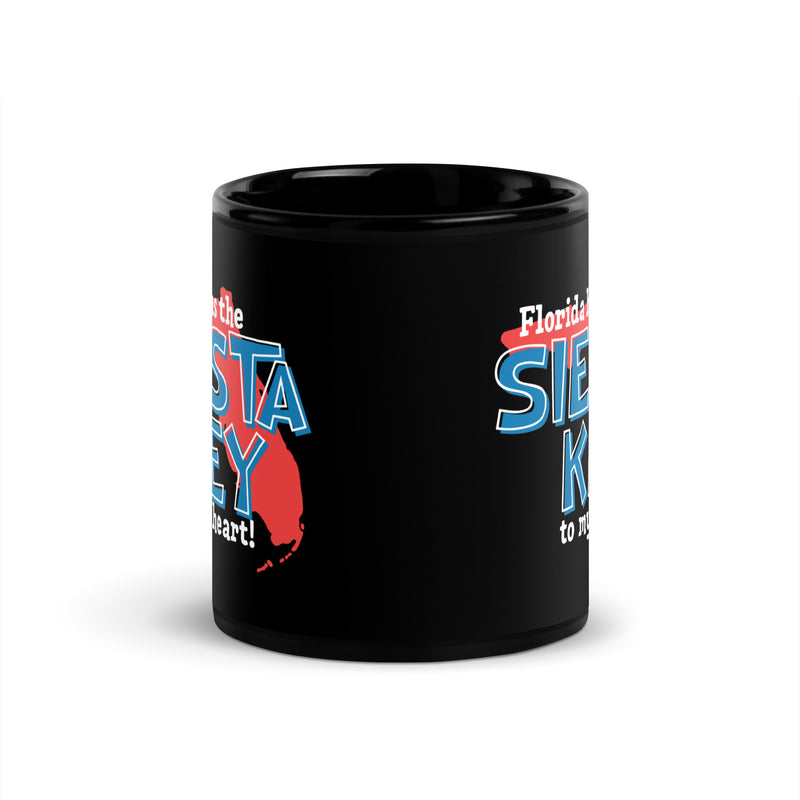 Siesta Key, Florida (Sunset Circle) Coffee Mug