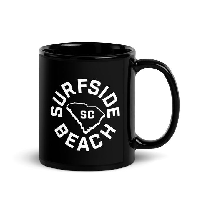 Surfside Beach, SC (Circle State) Coffee Mug