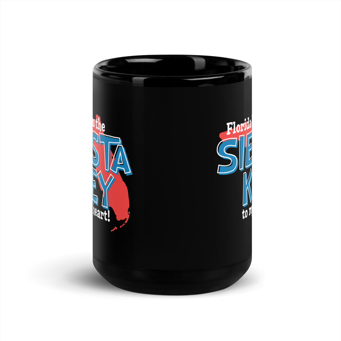 Siesta Key, Florida (Sunset Circle) Coffee Mug