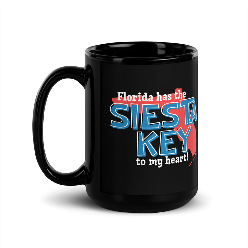 Siesta Key, Florida (Sunset Circle) Coffee Mug