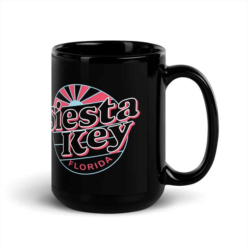 Siesta Key, Florida (Sunset Circle) Coffee Mug