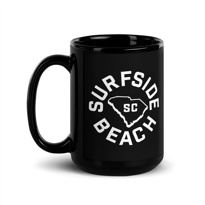 Surfside Beach, SC (Circle State) Coffee Mug
