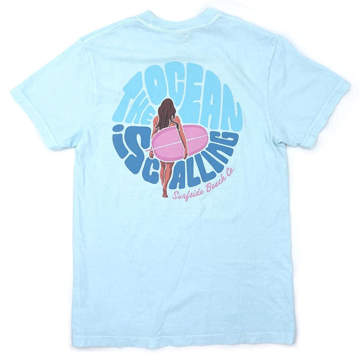 The Ocean is Calling: Comfort Colors Heavyweight T-Shirt