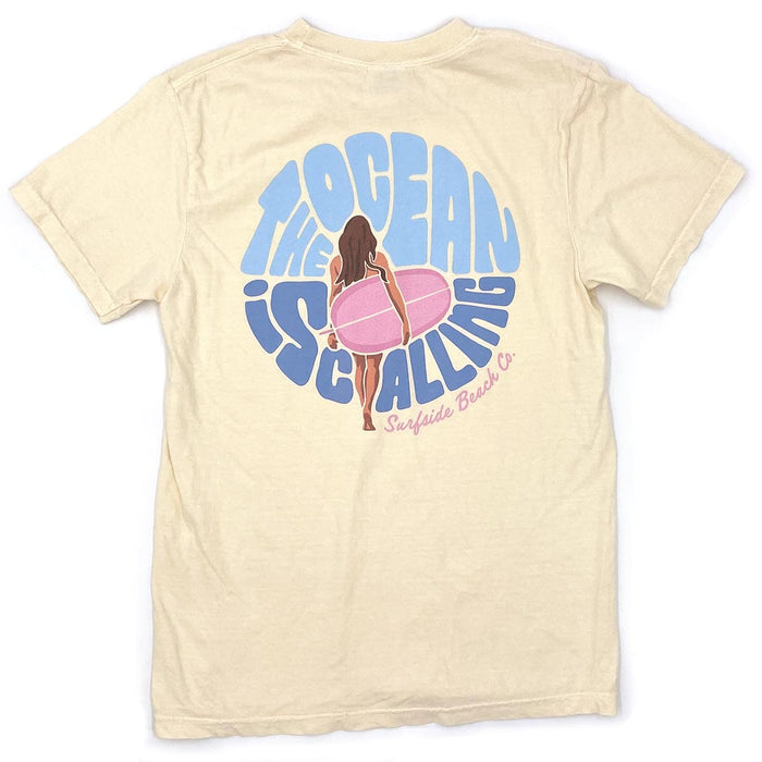 The Ocean is Calling: Comfort Colors Heavyweight T-Shirt