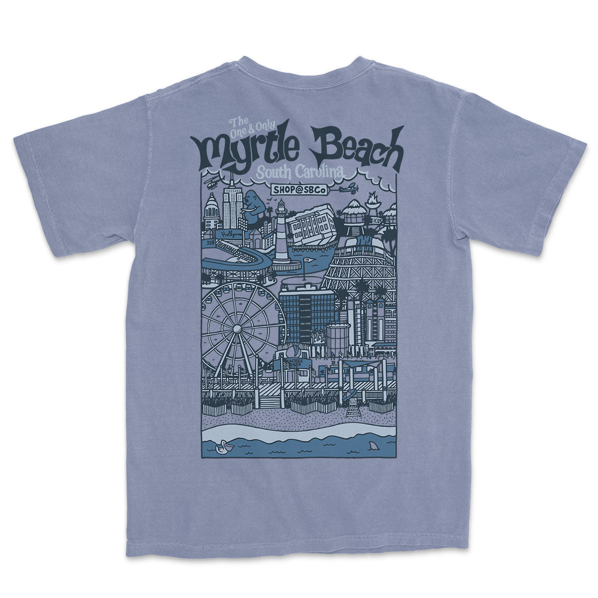 Myrtle Beach (The One & Only) Comfort Colors Heavyweight T-Shirt
