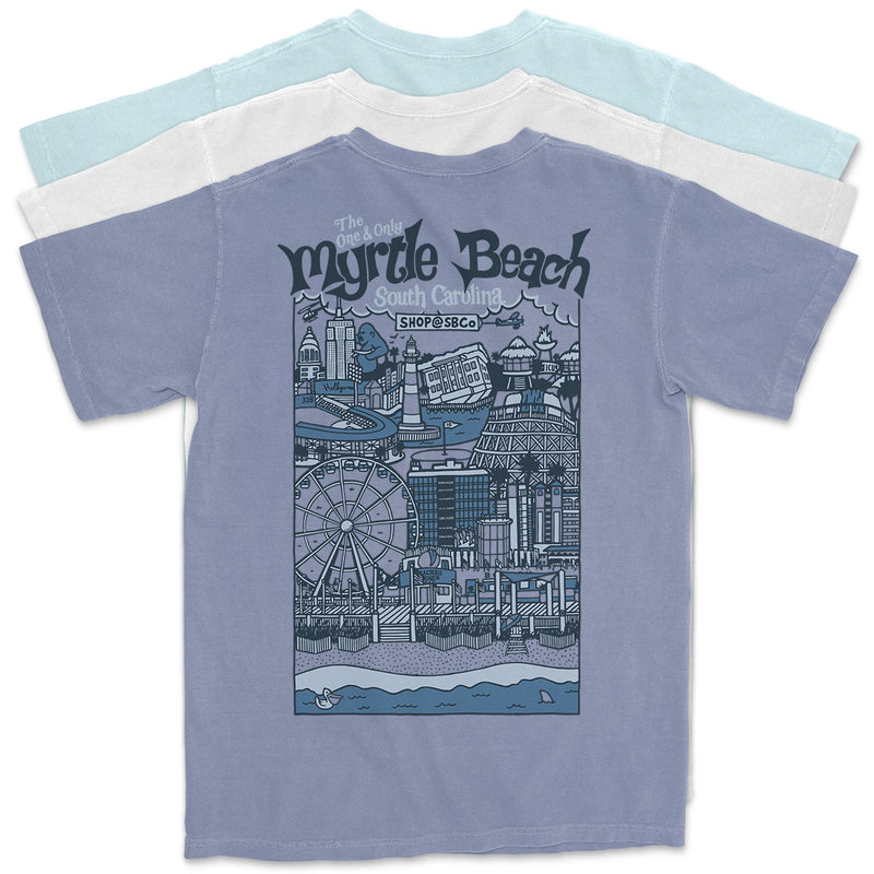 Myrtle Beach (The One & Only) Comfort Colors Heavyweight T-Shirt