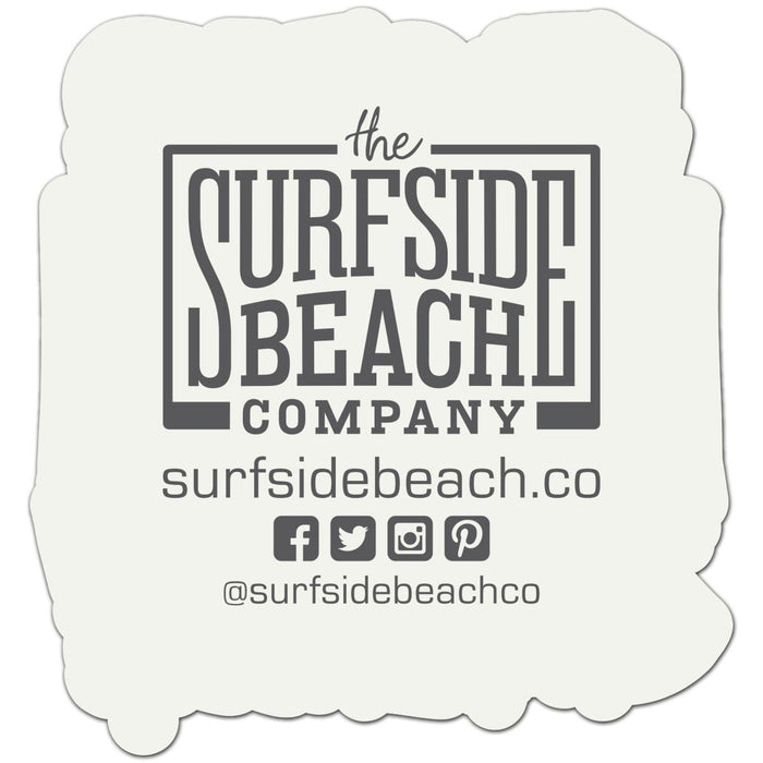 No Sleep Till Surfside! Glossy Vinyl Sticker