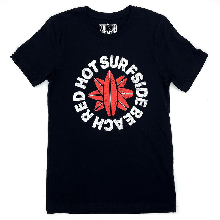Red Hot Surfside Beach: Unisex T-shirt