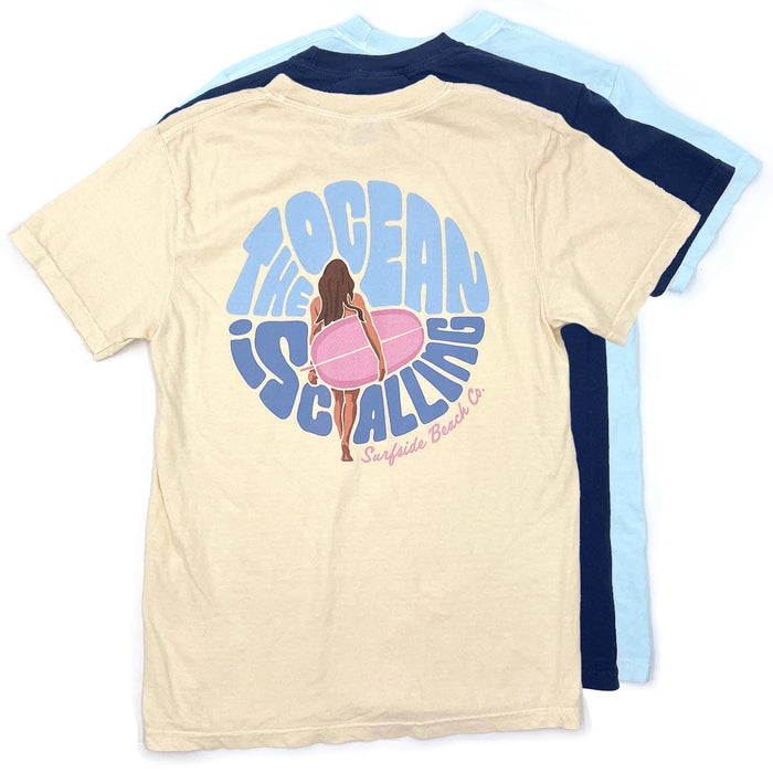 The Ocean is Calling: Comfort Colors Heavyweight T-Shirt