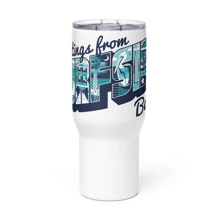 Greetings from Surfside Beach: Travel Mug