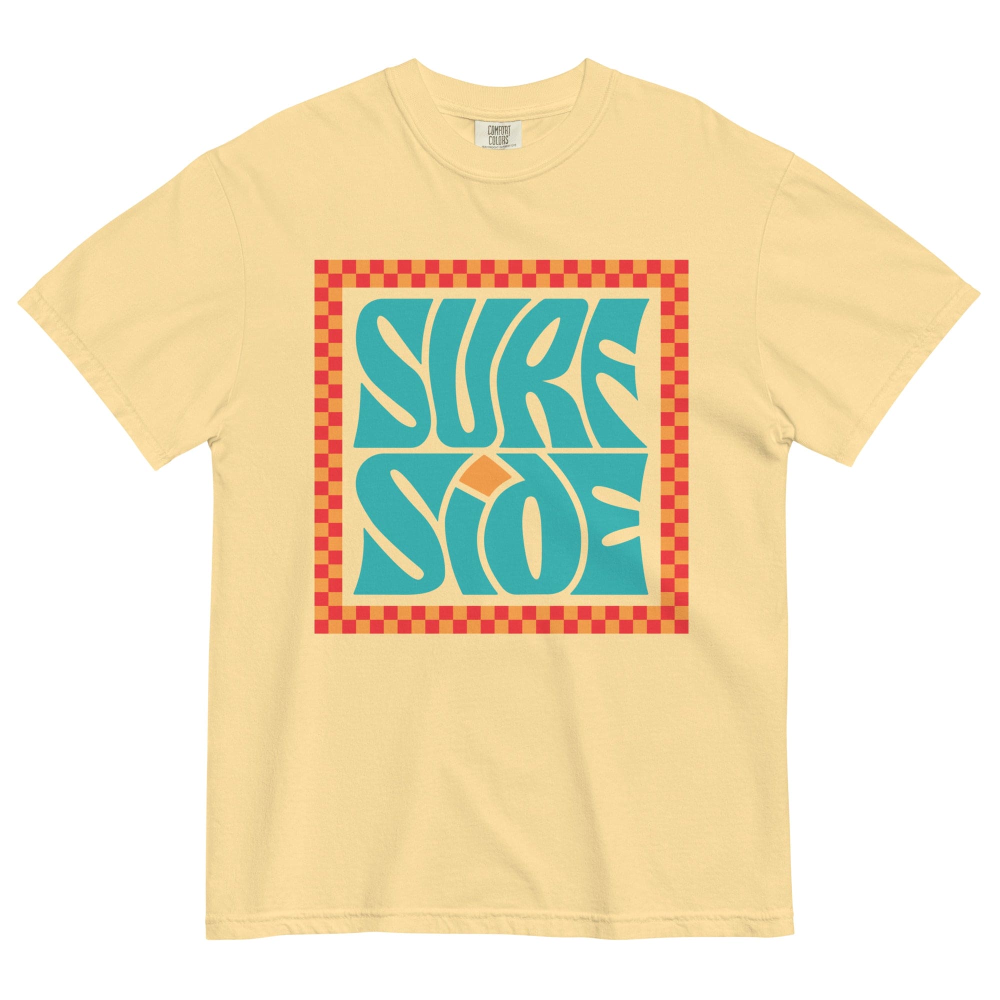 Surf Side (Checker Box) Comfort Colors Heavyweight T-Shirt