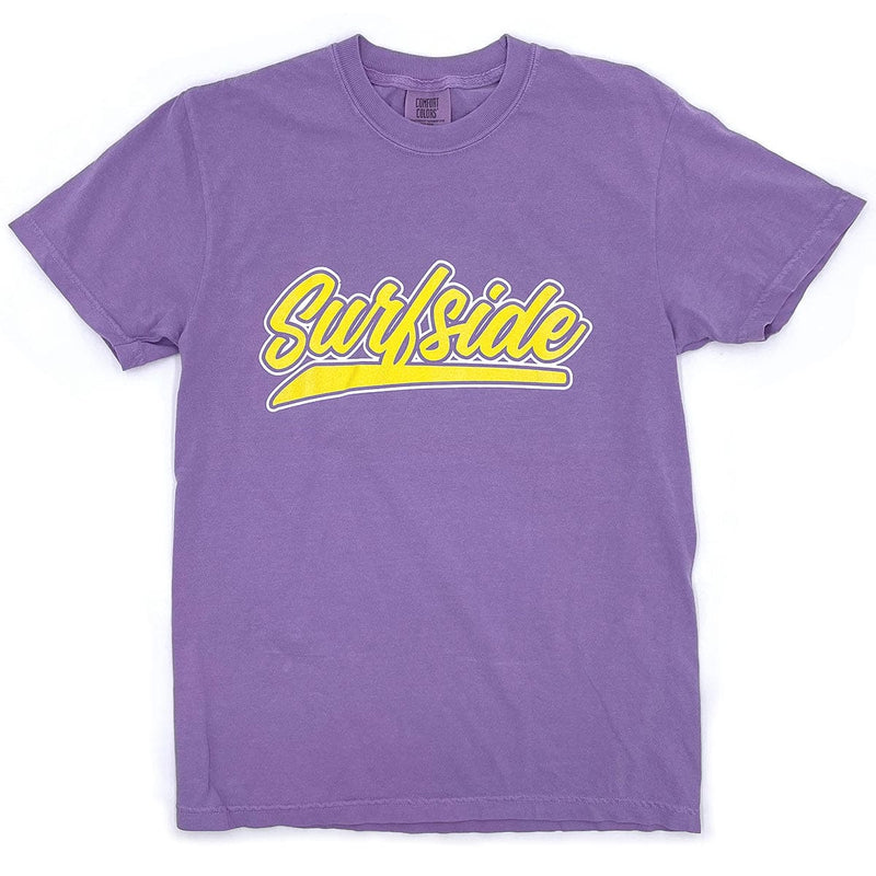 Surfside (Brush Script) Comfort Colors Heavyweight T-Shirt