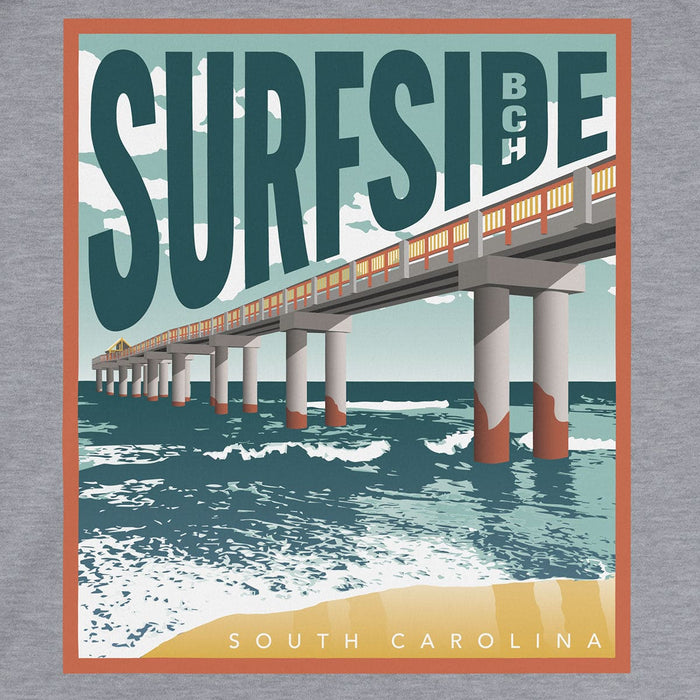 Surfside Beach (Fishing Pier) Unisex T-Shirt