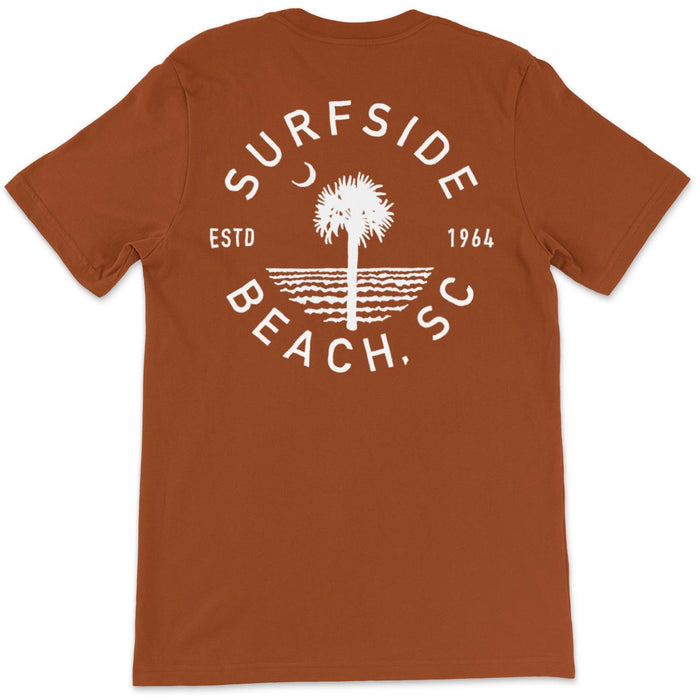 Surfside Beach (Circle Tree) Unisex T-Shirt