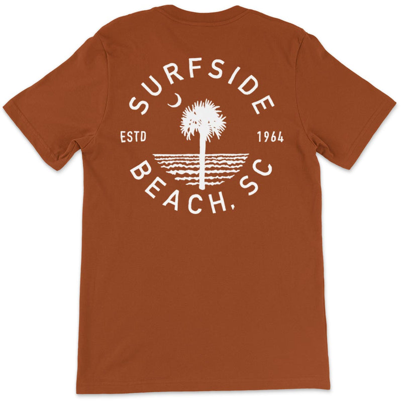 Surfside Beach (Circle Tree) Unisex T-Shirt