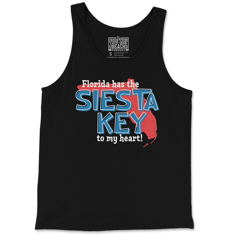 Siesta Key (to my heart) Unisex Tank Top