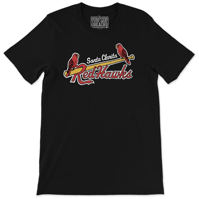Santa Clarita RedHawks (Birds on a Bat) Unisex T-Shirt