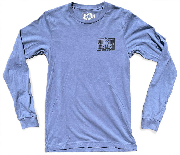The Surfside Beach Company (Box-Logo) Unisex Long-Sleeved T-Shirt