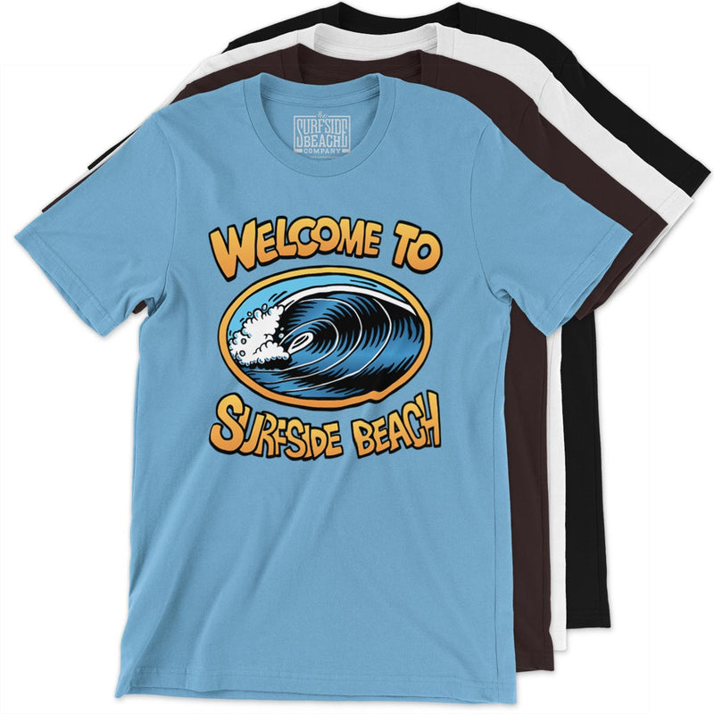Welcome to Surfside Beach (TX) Unisex T-Shirt