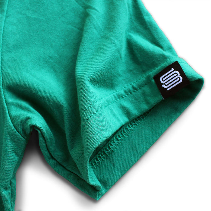 Surfside Beach, SC (Circle State) premium green T-shirt sleeve