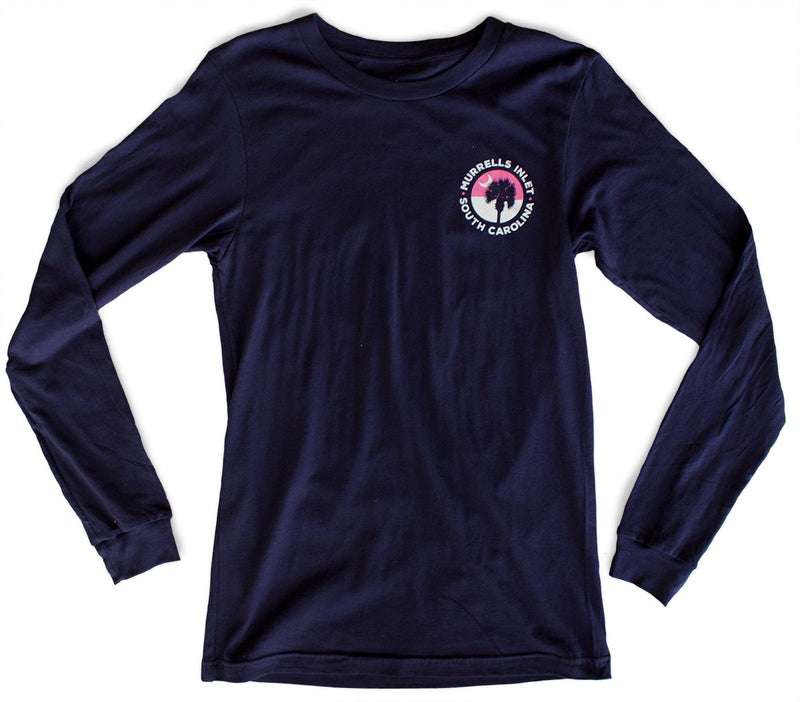 Murrells Inlet (Circle Marsh) Long-Sleeved Unisex T-Shirt