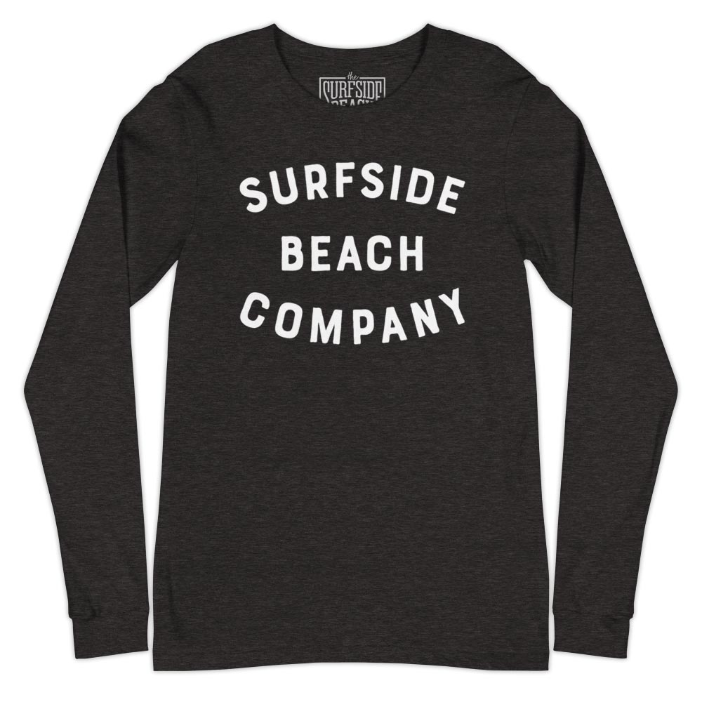Surfside Beach Company (Weathered Block) Unisex Long-Sleeved T-Shirt