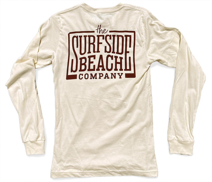 The Surfside Beach Company (Box-Logo) Unisex Long-Sleeved T-Shirt