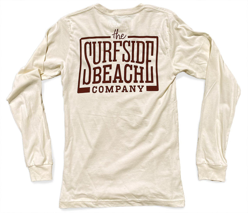 The Surfside Beach Company (Box-Logo) Unisex Long-Sleeved T-Shirt