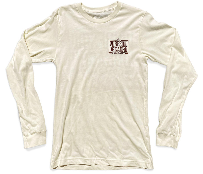 The Surfside Beach Company (Box-Logo) Unisex Long-Sleeved T-Shirt