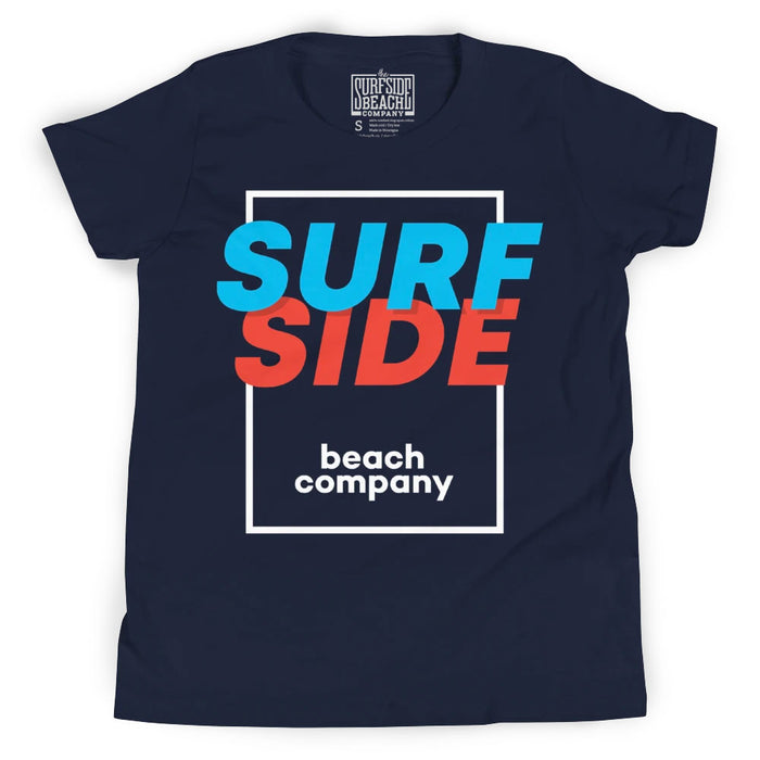 SURFSIDE beach company (shadow box) Youth T-Shirt