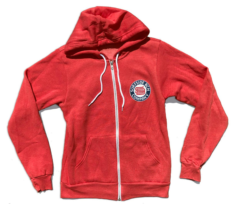 Surfside Bch Company (Seal) Unisex Zip-Up Hoodie
