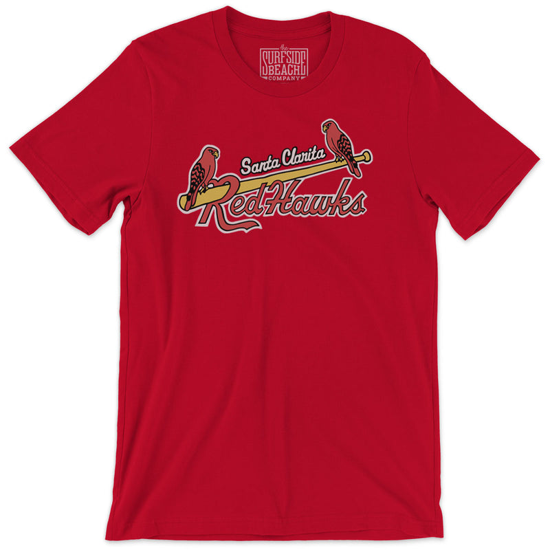 Santa Clarita RedHawks (Birds on a Bat) Unisex T-Shirt