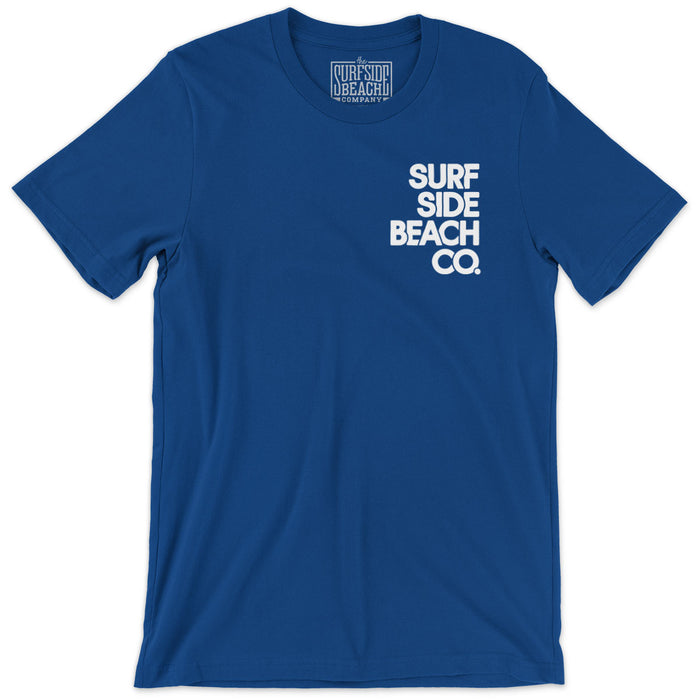Surf Side Beach Company (Stacked Flynn): Unisex T-Shirt