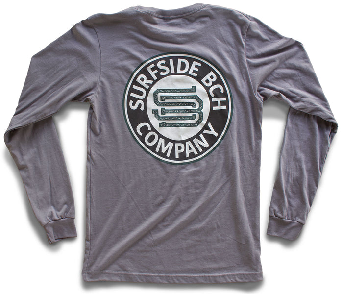 Surfside Beach Company Long-Sleeved storm T-Shirt back