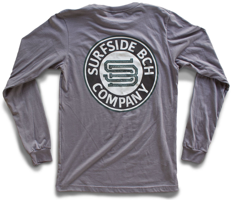 Surfside Beach Company Long-Sleeved storm T-Shirt back