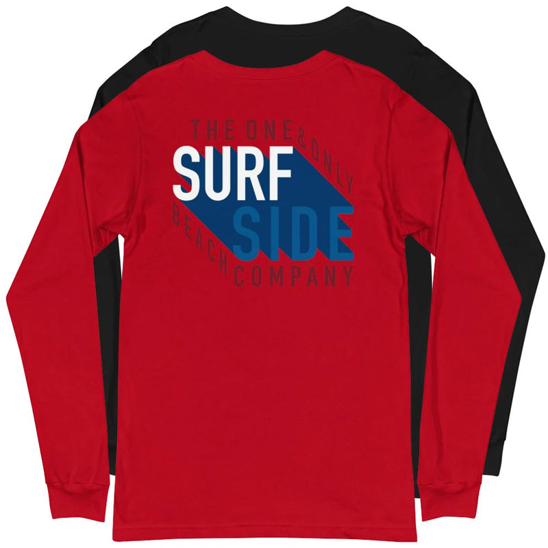 The One & Only Surf Side Beach Company (Escher) Unisex Long-Sleeved T-Shirt