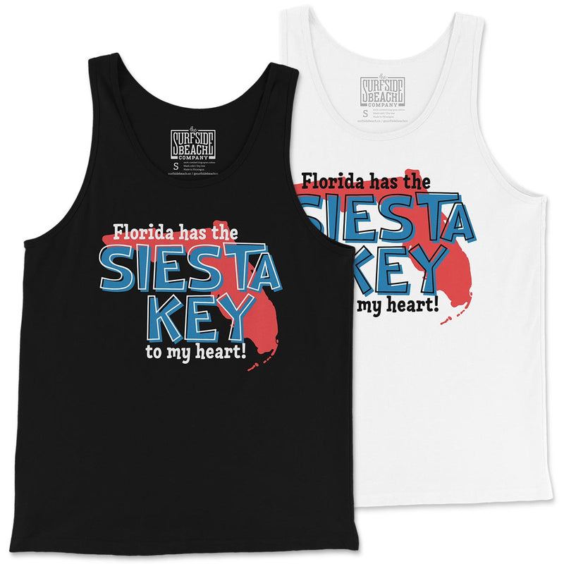 Siesta Key (to my heart) Unisex Tank Top