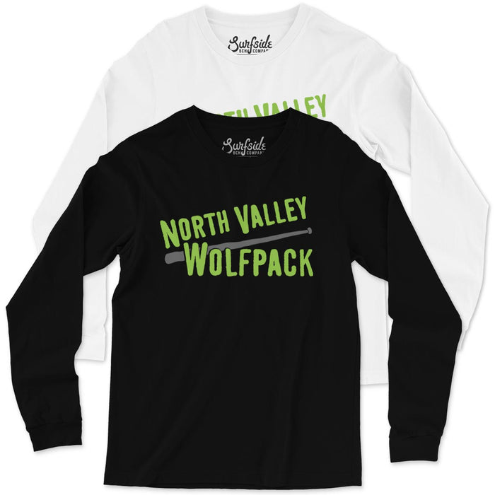 North Valley Wolfpack (Slant Bat) Unisex Long Sleeve T-Shirt