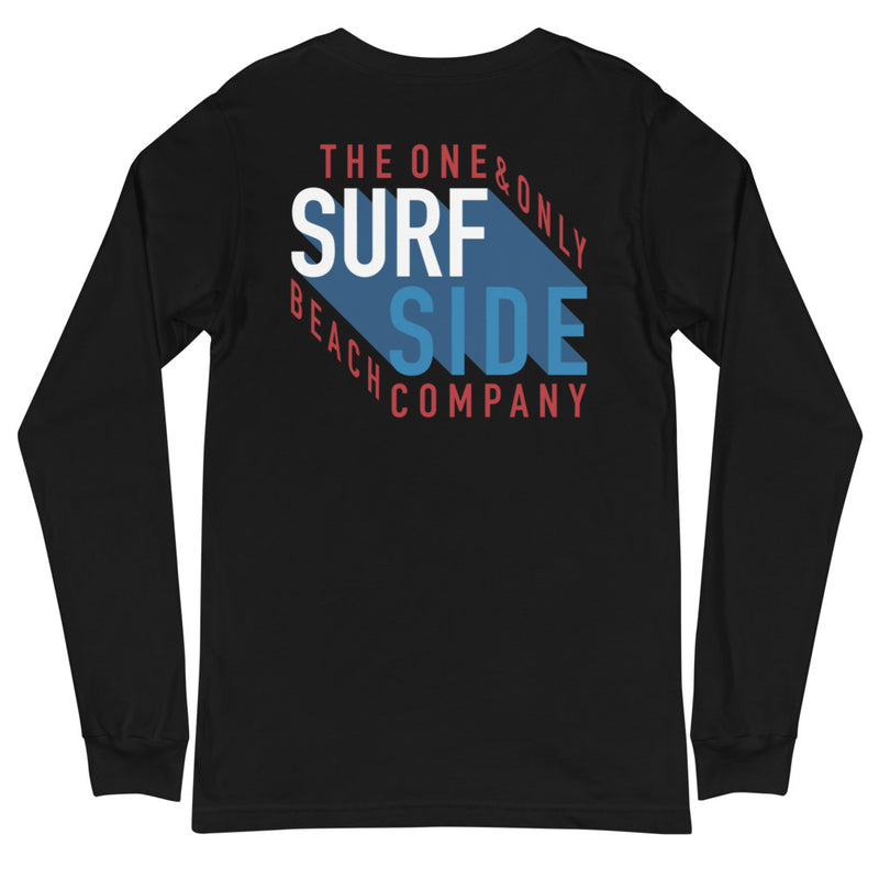 The One & Only Surf Side Beach Company (Escher) Unisex Long-Sleeved T-Shirt