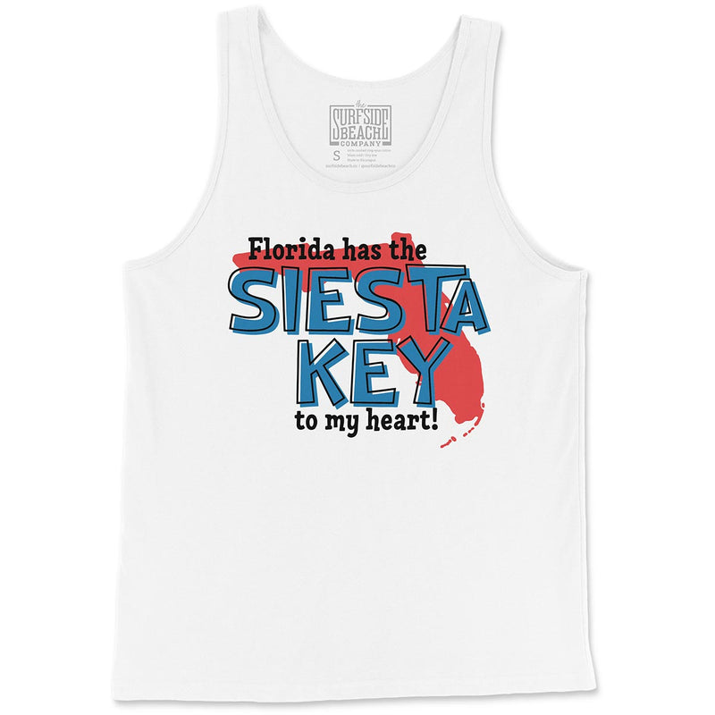 Siesta Key (to my heart) Unisex Tank Top