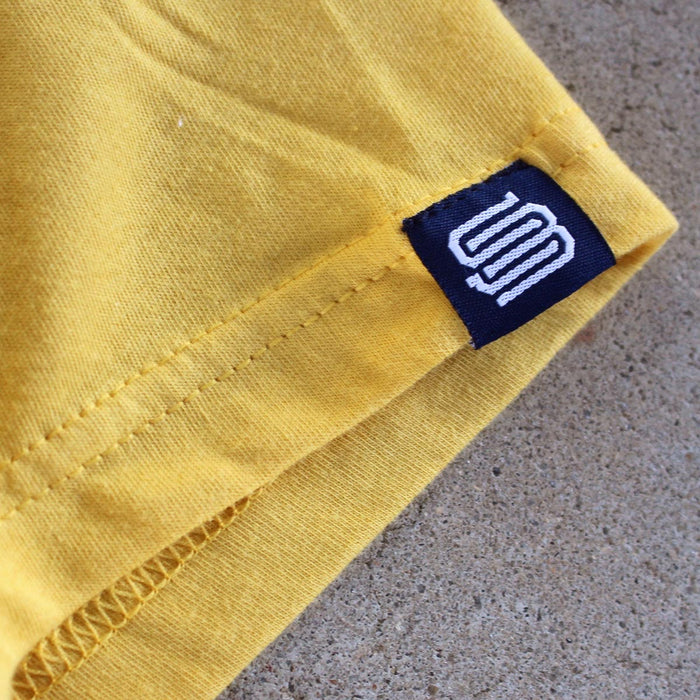 Myrtle Beach (State/Star) premium maize yellow T-shirt sleeve