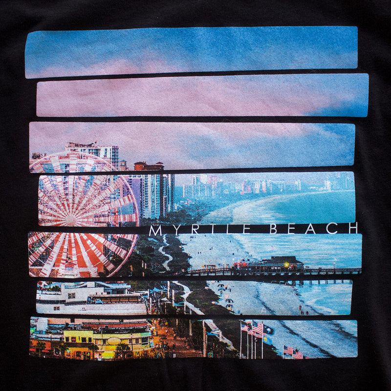 Myrtle Beach boardwalk premium T-Shirt zoom