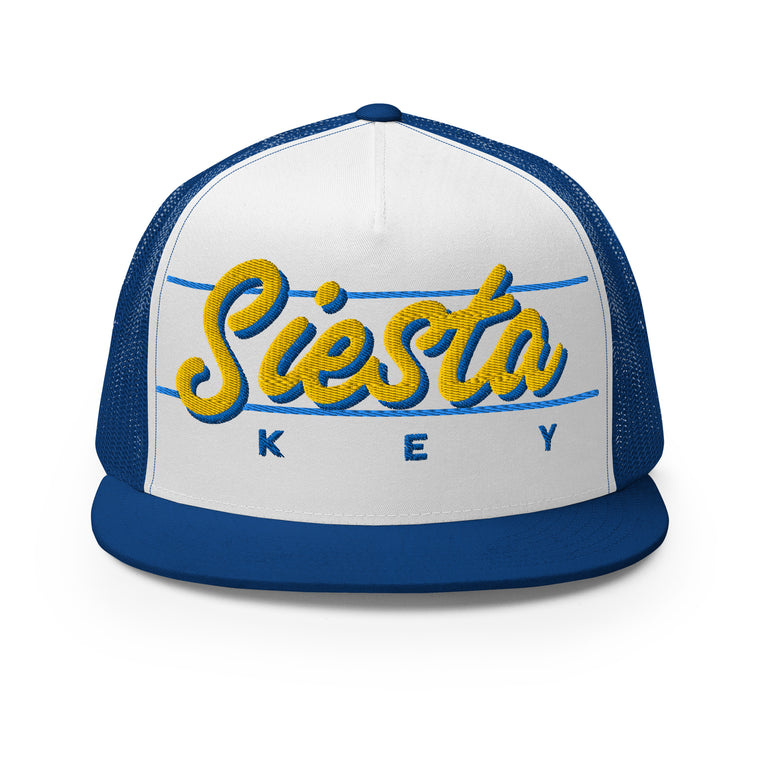 Siesta Key (Between the Lines) Trucker Cap