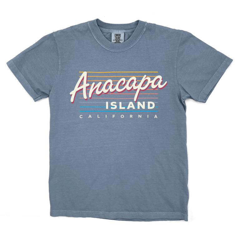 Anacapa Island - California (Summer Nights) Comfort Colors Heavyweight T-Shirt