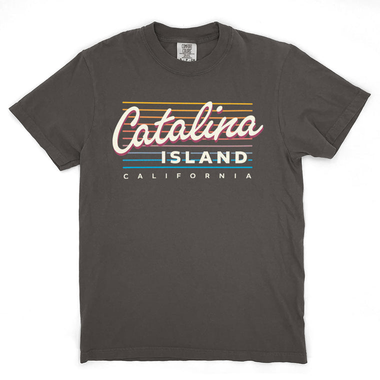 Catalina Island - California (Summer Nights) Comfort Colors Heavyweight T-Shirt