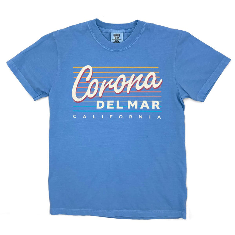 Corona del Mar - California (Summer Nights) Comfort Colors Heavyweight T-Shirt