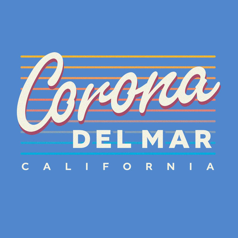 Corona del Mar - California (Summer Nights) Comfort Colors Heavyweight T-Shirt
