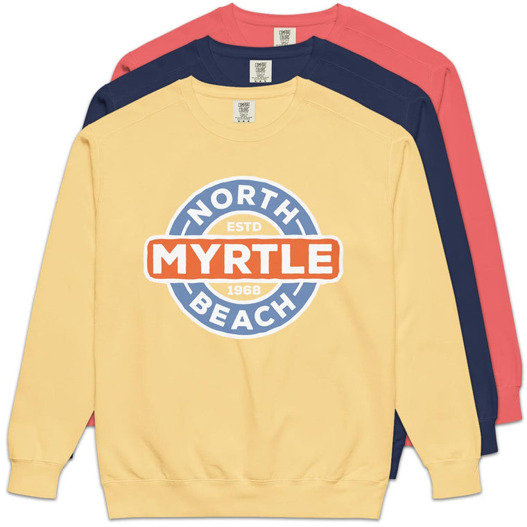 North Myrtle Beach (Seal) Comfort Colors Sweatshirt