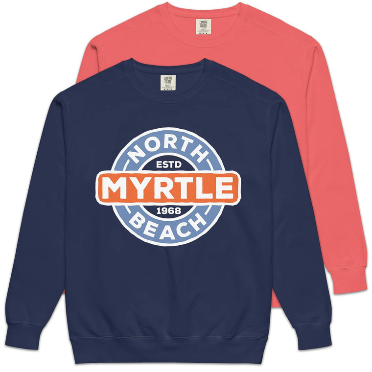 North Myrtle Beach (Seal) Comfort Colors Sweatshirt